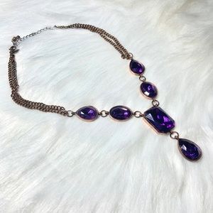 Purple Stone Necklace